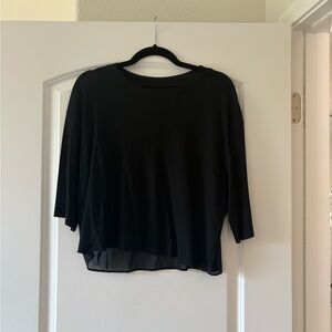 Alo black top with mesh detail